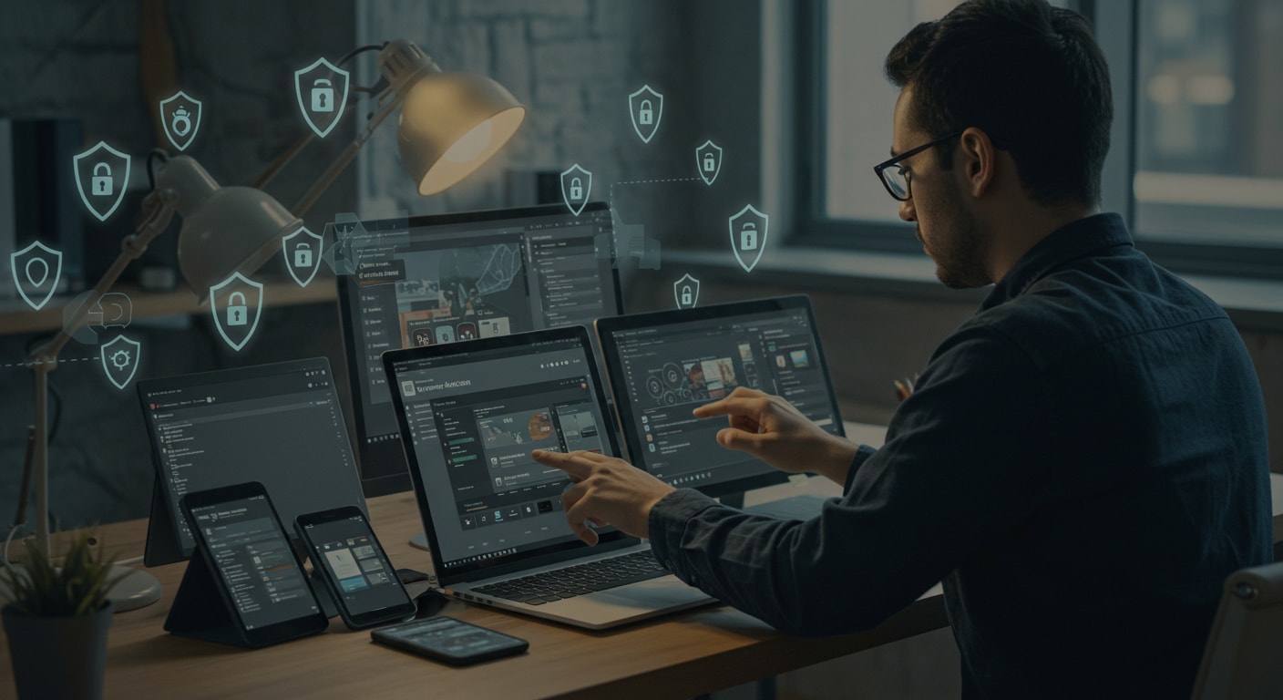 User testing and securing VMware Horizon setup with multi-device access and security protocols