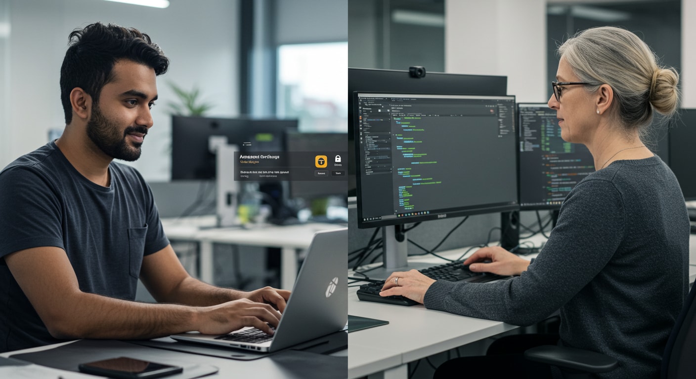 Developers using Amazon WorkSpaces vs Citrix desktops for secure coding and remote access