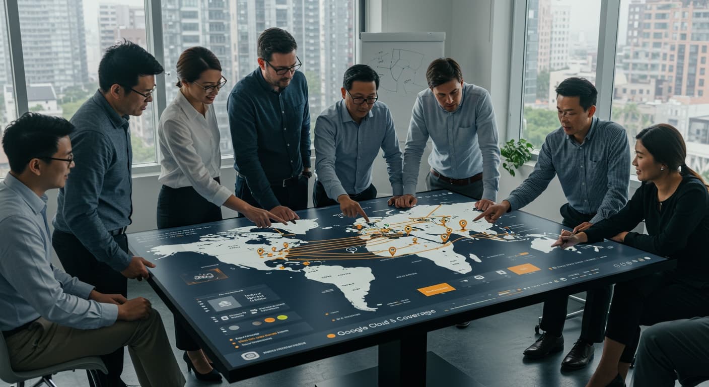 Cloud architects comparing infrastructure designs for Amazon Web Services vs Google Cloud vs Azure deployments.