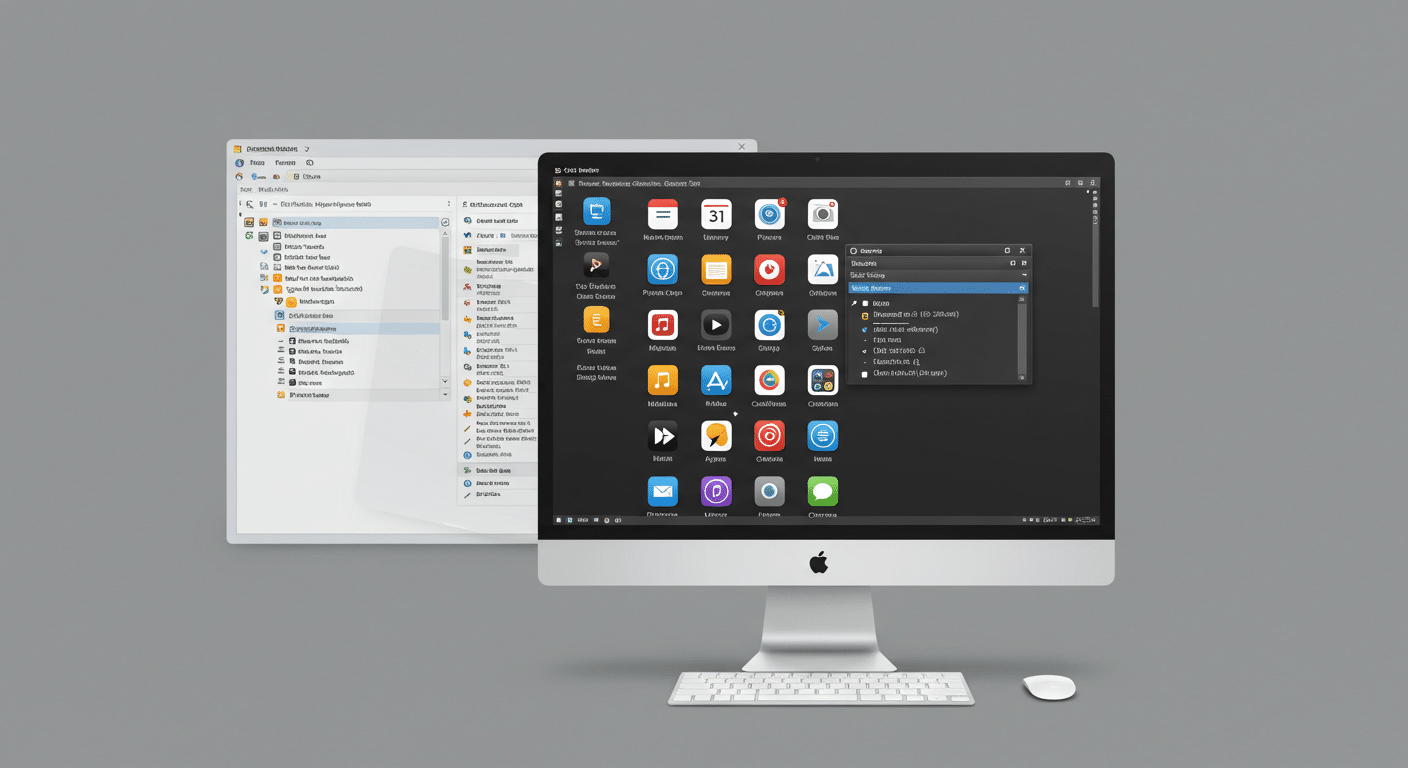 Citrix desktop on iMac showing multiple active apps, illustrating session duplication issues and Why Does Citrix Keep Disconnecting.