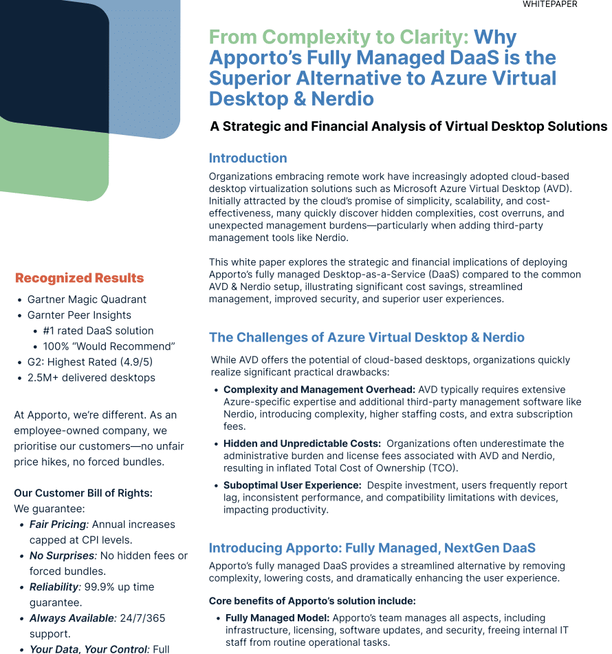 AVD vs Apporto Whitepaper